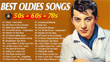 Greatest Hits Of The 60s 70s - Best Old Songs  🎵 Paul Anka, Ben E. King, Neil Sedaka, Elvis Presley