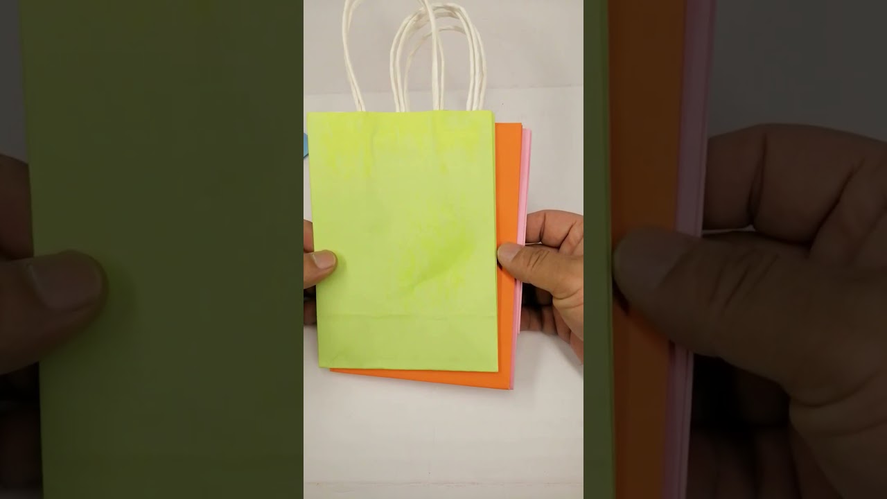 Colorful kraft paper bags suitable for various packaging