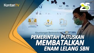 PEMERINTAH MEMBATALKAN 6 LELANG SBN