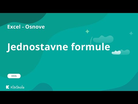 Video: Kako Napisati Formulu U Excelu