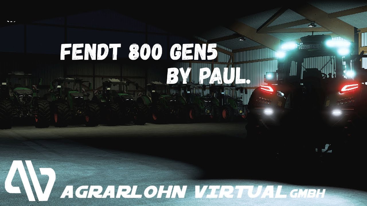 FENDT 800 Gen5 by Paul. | Farming Simulator 25| Agrarlohn Virtual