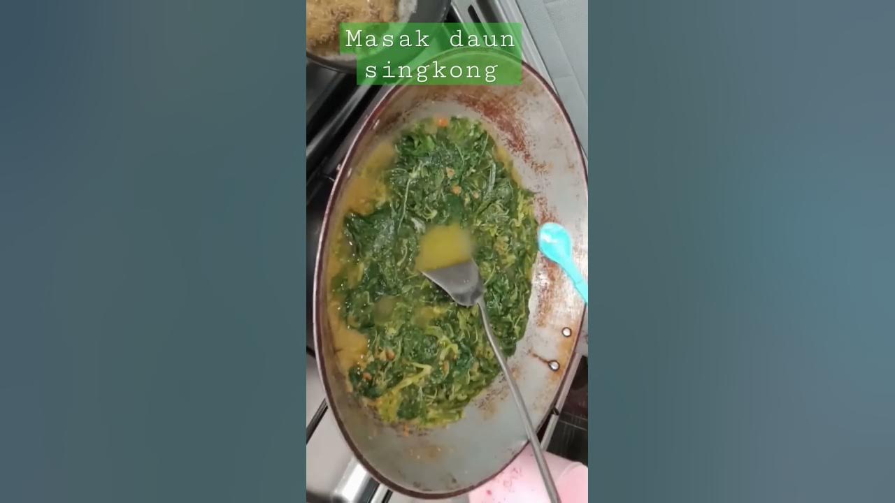 MASAK DAUN SINGKONG SANTAN #SHORTS