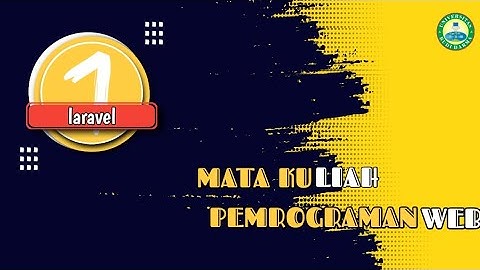 UAS PEMROGRAMAN WEB crud-fundamental-laravel