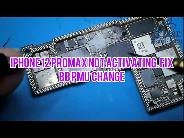 How to fix iphone 12 Pro Max Not Activating | BaseBand PMU Short
