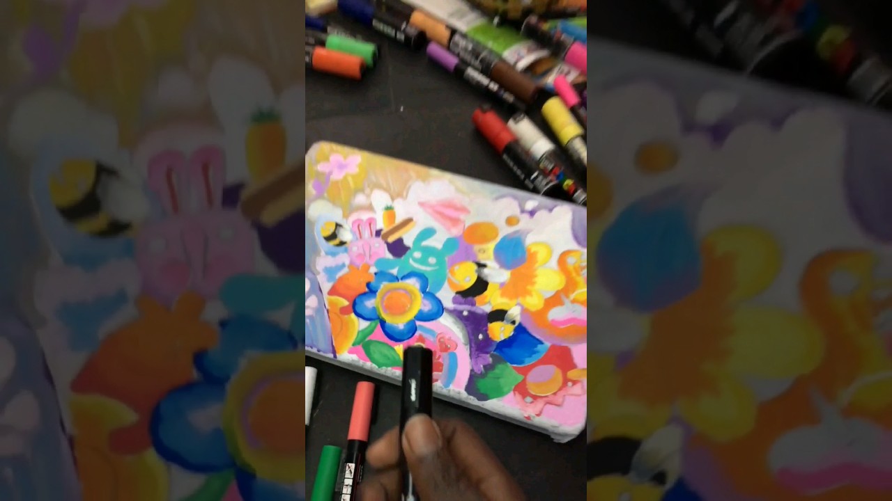 Customizing My Laptop Using Posca Markers shorts YouTube Customizing My Laptop Using Posca Markers shorts YouTube