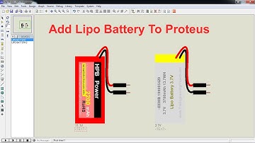 How to Add LiPo Battery Library to Proteus | Step-by-Step Guide