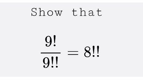 Era of double factorial, amazing proof #maths #calculus #algebra #matholympiadquestion #matholympiad
