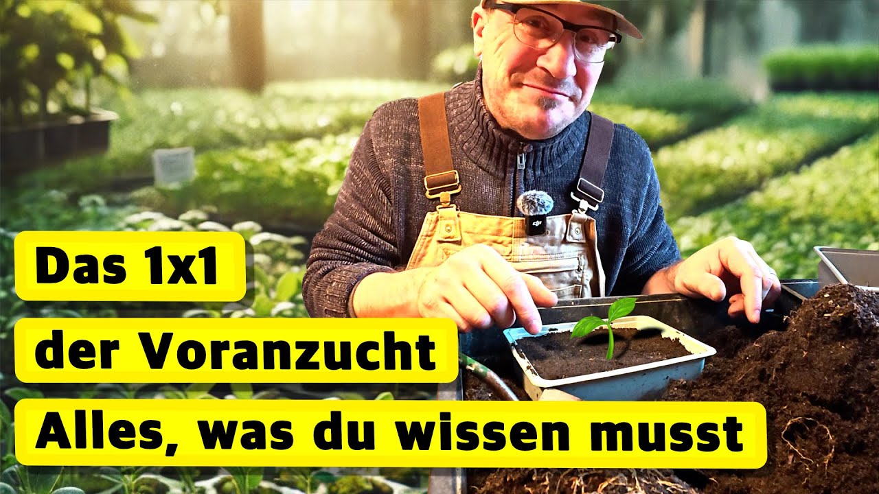 Das 1x1 der Voranzucht für eure Gemüsepflanzen