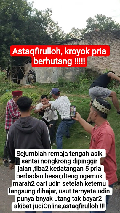 ataqfirulloh, pri4 kecil dikr0y0k 5 preman berbadan besar❗