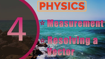 Resolving a vector | Resolution of a vector | CIE A-level Physics | AS Physics | Chapter 1 | Topic 4