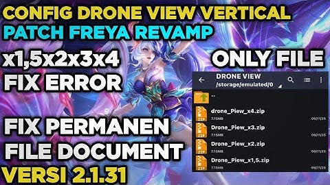 UPDATE! SCRIPT DRONE VIEW X1,5 & X2 MLBB PATCH TERBARU WORK ALL MAP | FILE ONLY NO APK MOD ANTI BAN