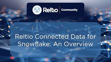 Snowflake Connector for Reltio Connected Data Platform