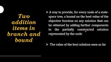 Module 5 - BRANCH AND BOUND and Assignment Problem