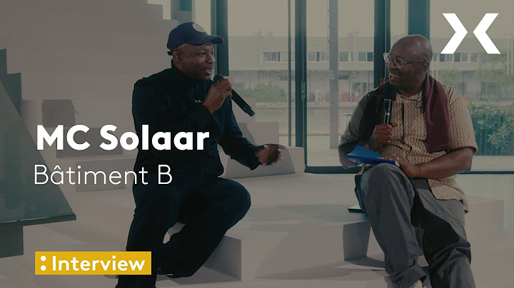 Sur l'escalier de Bâtiment B : entretien entre Oxmo et MC Solaar