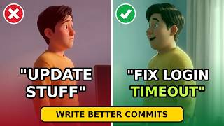Stop Writing fix and update stuff | How to Write Good Git Commit Messages in English