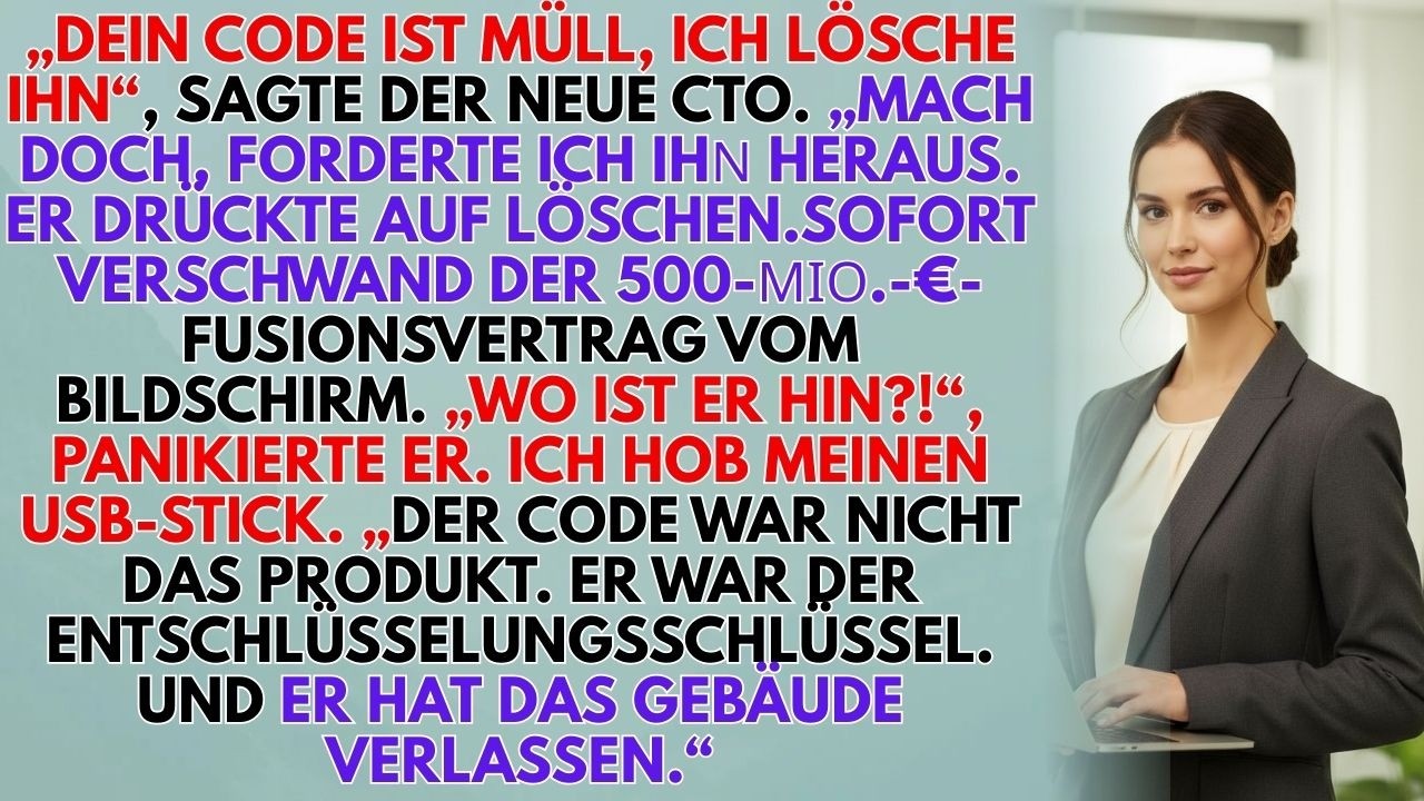 Der Cto Löschte Meinen „Altcode“ – Er War Der Schlüssel Zu Einer 500-Mio.-€-Fusion | #BüroRache