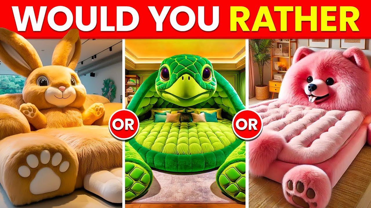 Would You Rather - Build Your ANIMAL Dream House 🐯🐬🏠🌈✨