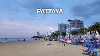 Pattaya Thailand Beach (Evening Vibes) in 4K