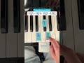 Tuto au piano facile en 5minutes chrono #piano #tuto #pianotutorial #musique
