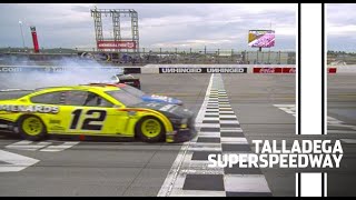 Blaney over Stenhouse in wreck-filled photo finish | NASCAR Cup Series at Talladega Superspeedway