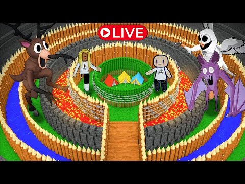 لعب مع بيضة والمتابعين 99 ليلة في الغابة