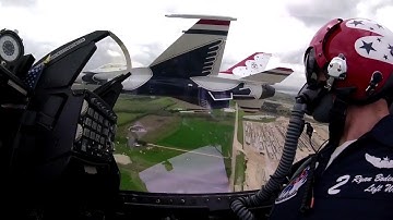 Watch This Stunning Video: F-16 Thunderbird in Action & Cockpit