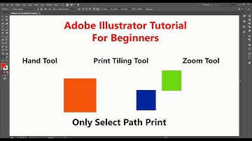 Adobe Illustrator Tutorial in hindi | Hand Tool | Print tiling tool in | Zoom Tool 45 #sahuin