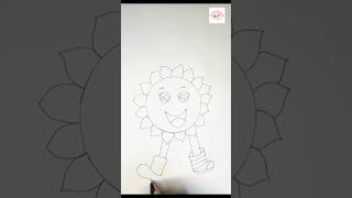 Easy beautiful drawing | Rainy season #youtubeshorts #art #easydrawing #rain #sun #rainyday #sunny