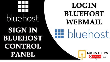 How to Login BlueHost cPanel (Control Panel) & BlueHost WebMail Account?