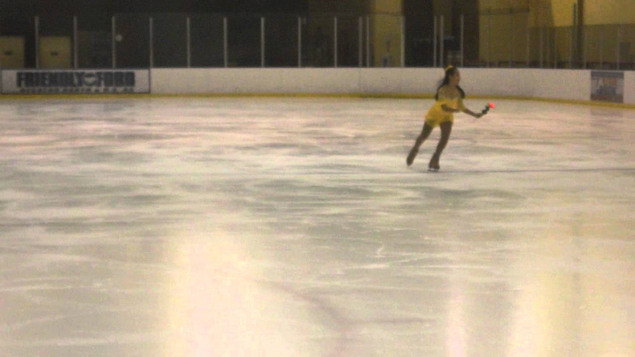 Beauty and the Beast Izzy's Pre Preliminary Artistic Program "Belle" Figure Skating 2014 LVFSC