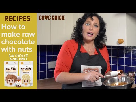 CHOC Chick Raw Chocolate with nuts recipe