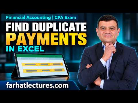Find Duplicate Payments in Excel: COUNTIF, Filters & Conditional Formatting