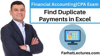 How to Find Duplicate Payments Using Excel | Data Analytics in Accounting | Count if Function