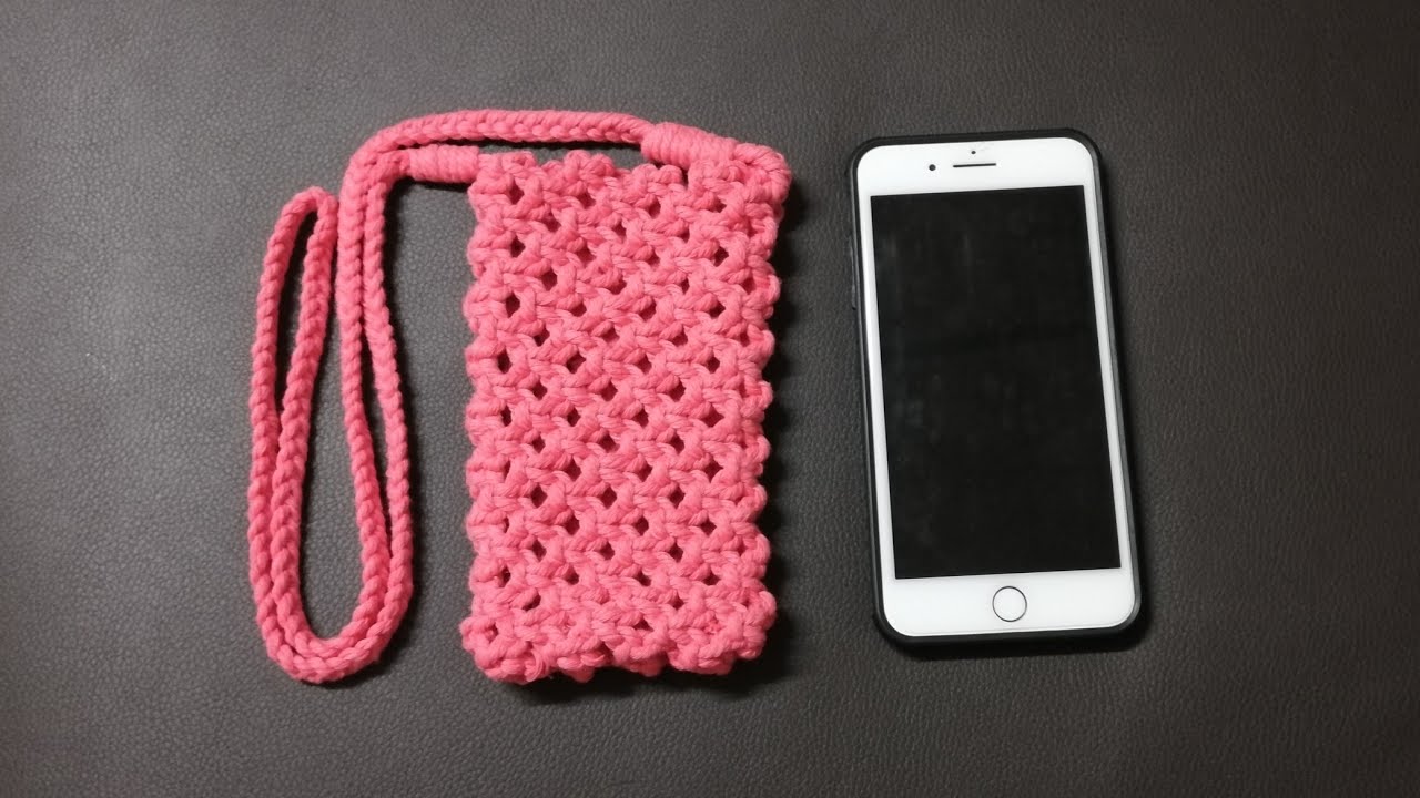 Easy DIY Macrame Phone Case