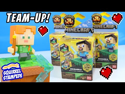 Treasure X Minecraft Crossover! Sand Ooze or GOLD? Mine and Craft Review