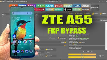 ZTE Blade A55  FRP Bypass Unlock tool google Account Remove✅