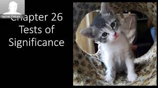 Stats Lecture Chapter 26 Tests of Significance