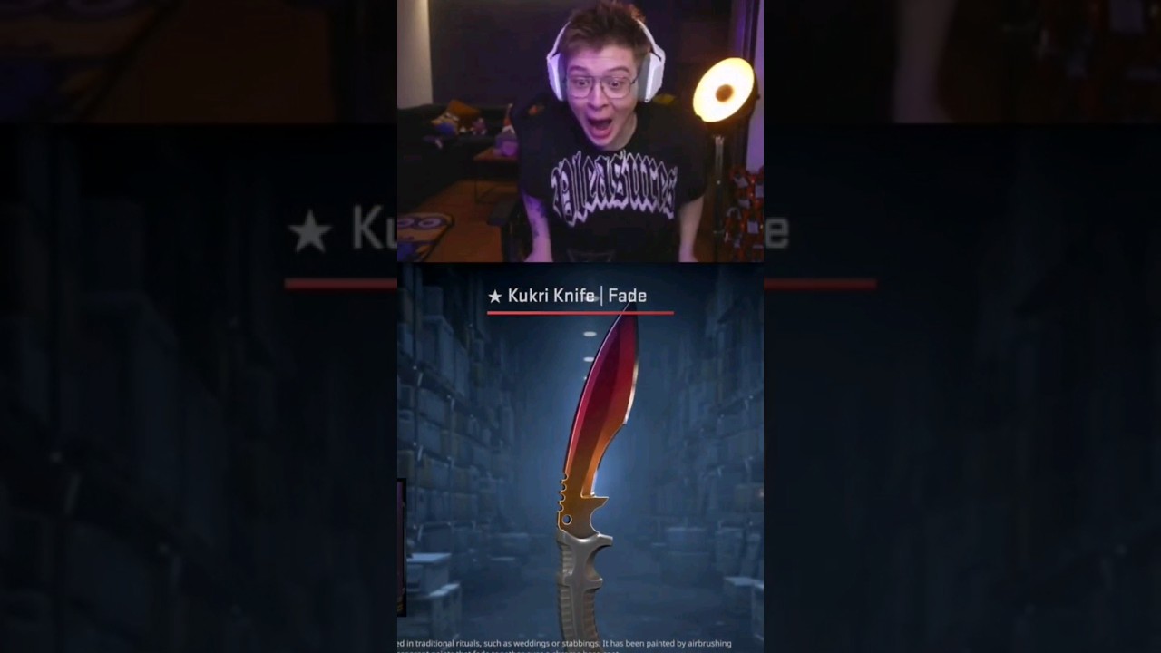 шарф выбил новый нож кукри / kukri knife fade 