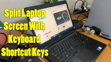 How To Split Laptop Screen With Keyboard Shortcut Keys | how to split laptop screen into two