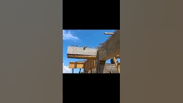 reinforced concrete beam  for decking slab #construction #youtubeshorts