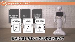 ペッパーくん研修用動画 Choregraphe 8：TRY3 発展課題1（ペッパーくん