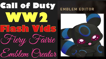 Call of Duty WW2: How to make Pokémon/ Emblem Tutorials/ Flash Vids