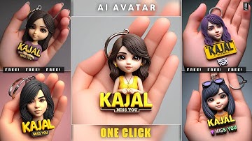 Key Chain For Girl Ai Photo Editing || Bing Image Creator Photo Editing || Widro Kumar Editor || #1m