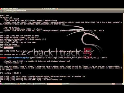 Hacking and defacing web site on BackTrack 5 R2