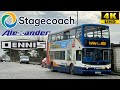 Stagecoach cumbria 400 silloth to carlisle via calvo abbytown waverbridge alx400 dennis trident