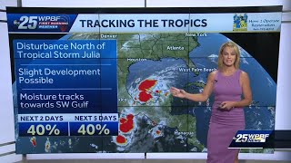National Hurricane Center monitoring disturbance in Gulf of Mexico