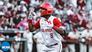 Go-ahead homer sends NC State to CWS in huge upset over Arkansas | Full finish