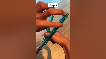 Y2K butterfly knife tutorial #butterflyknife #shorts