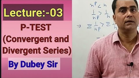 #InfiniteSeries#InfiniteSeriesOfPositiveTerms#ConvergentAndDivergent#PTest#DkMathTutorial#DubeySir