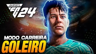 O INÍCIO do MODO CARREIRA GOLEIRO no EA FC 24 - SURGE A LENDA GARRA JR | Ep. 1